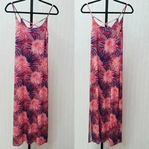 Jean-Pierre Klifa Pink Floral Maxi Dress